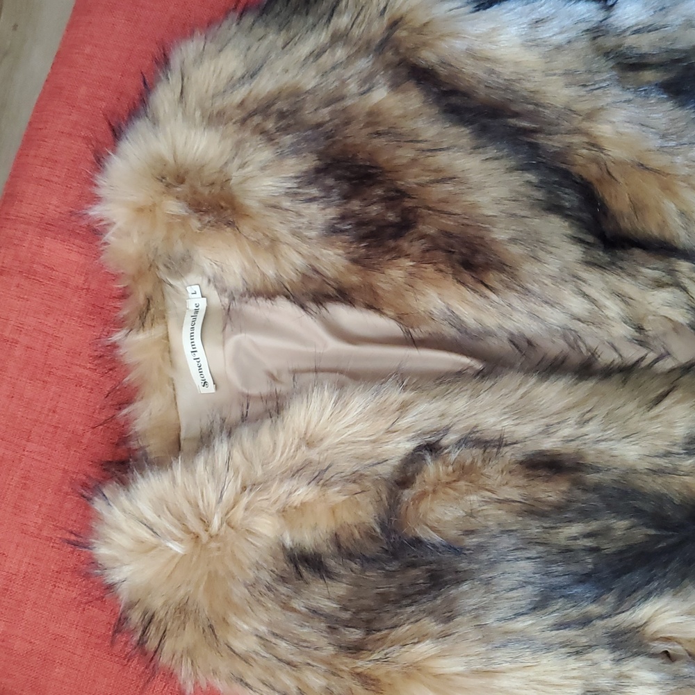 NWT - Stoned Immaculate - Incredible & Fluffy Faux Fur Jacket - Picture 5 of 11